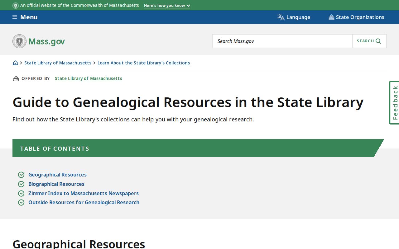 Norfolk County residents directory Massachusetts State Library genealogy guide