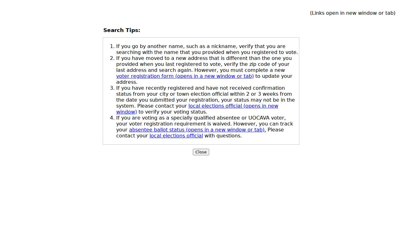 Norfolk County resident lookup with Massachusetts voter search tips